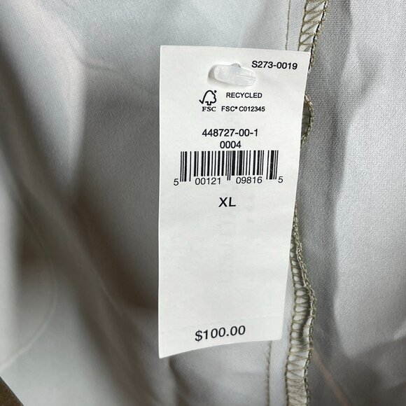 NEW Banana Republic Skirt Womens XL pink green floral water color satin - Picture 5 of 9